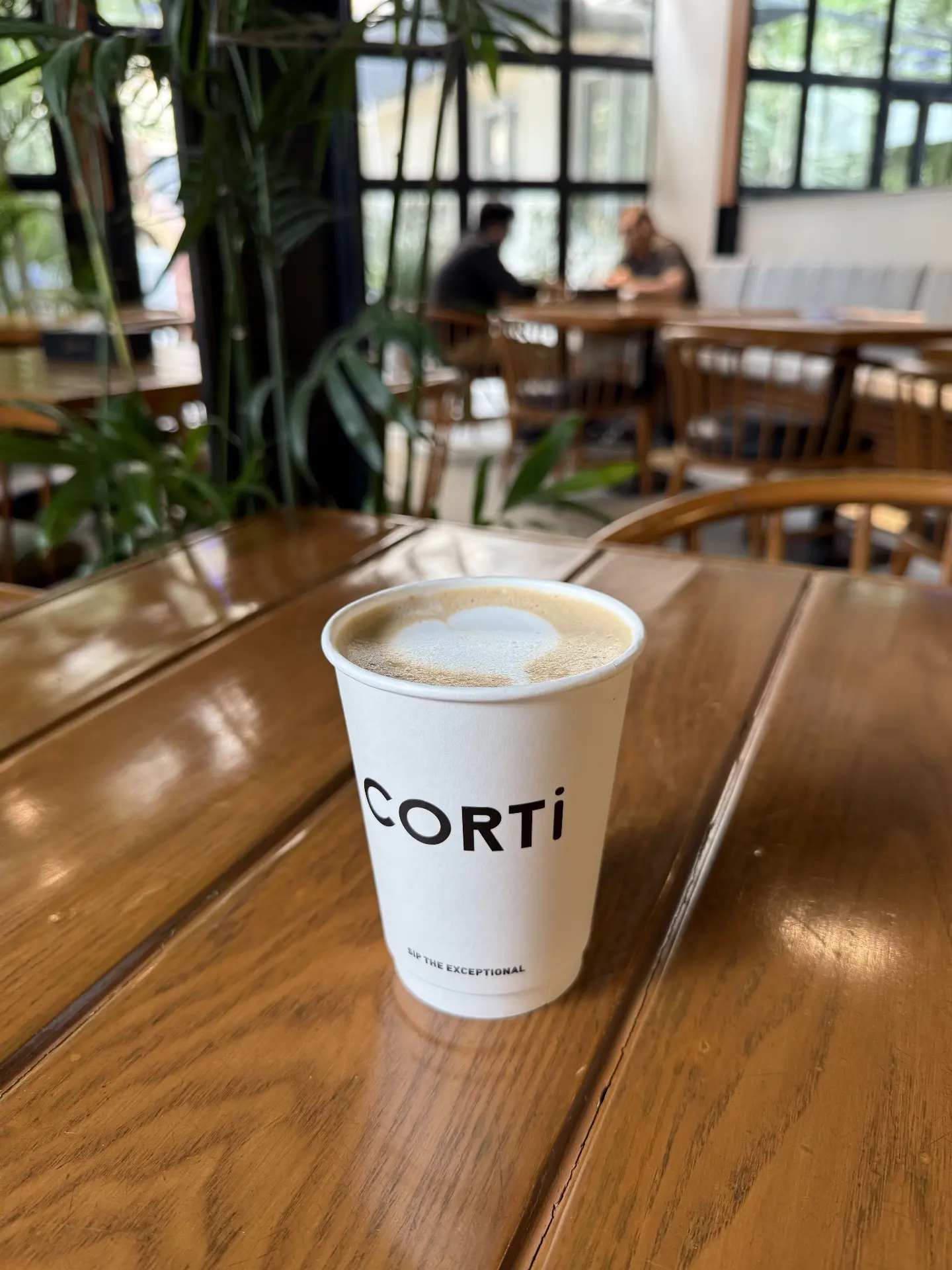 Breakfast at Corti Cafe, on-site
